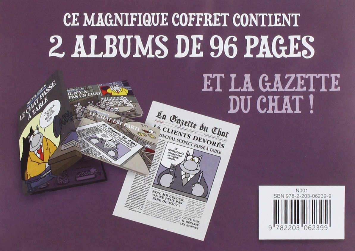 Le Chat - Tome 19 - Le Chat passe à table (Coffret 2 volumes)