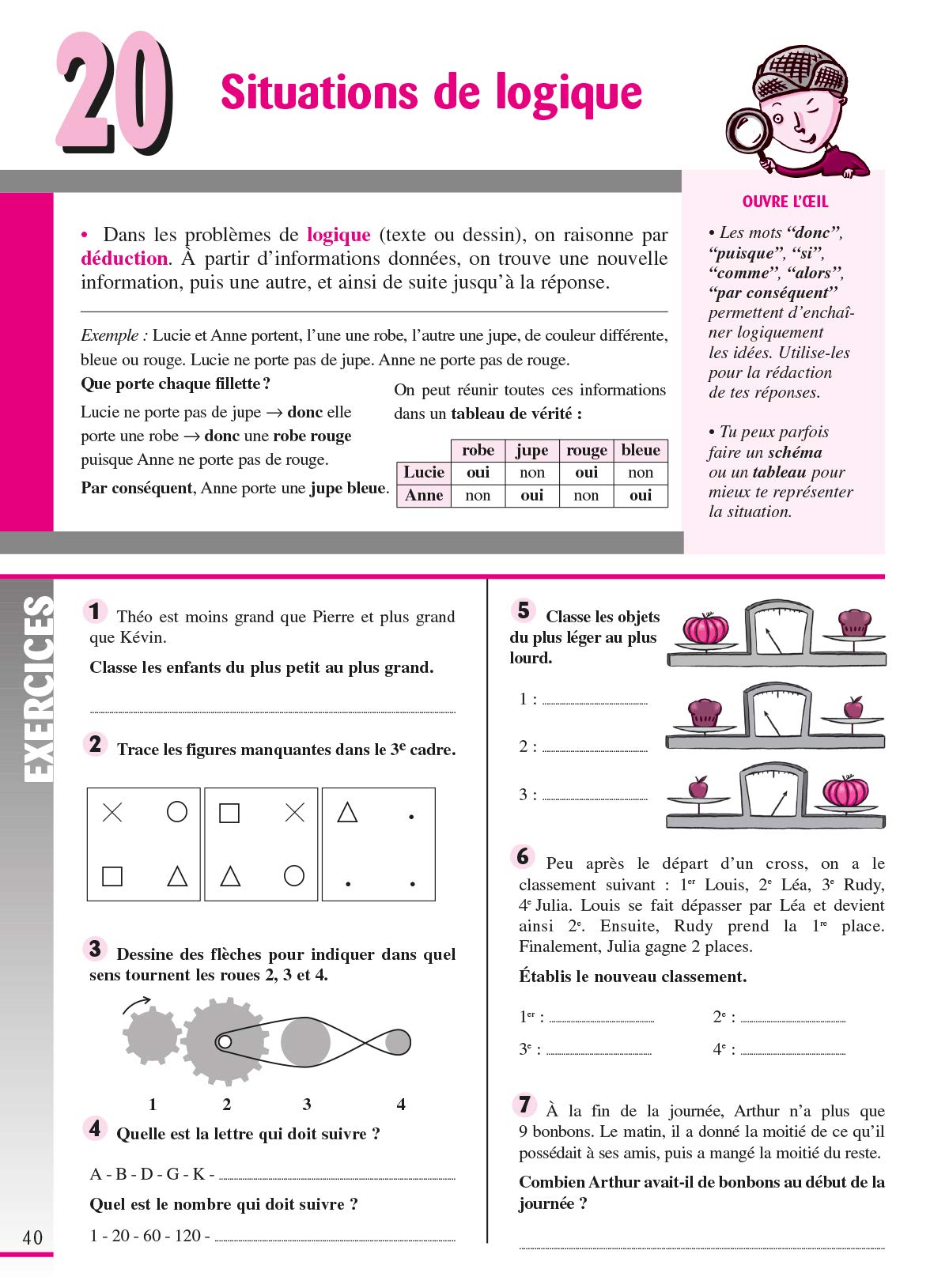 Cahier de problèmes de maths CM2 (ancienne édition)