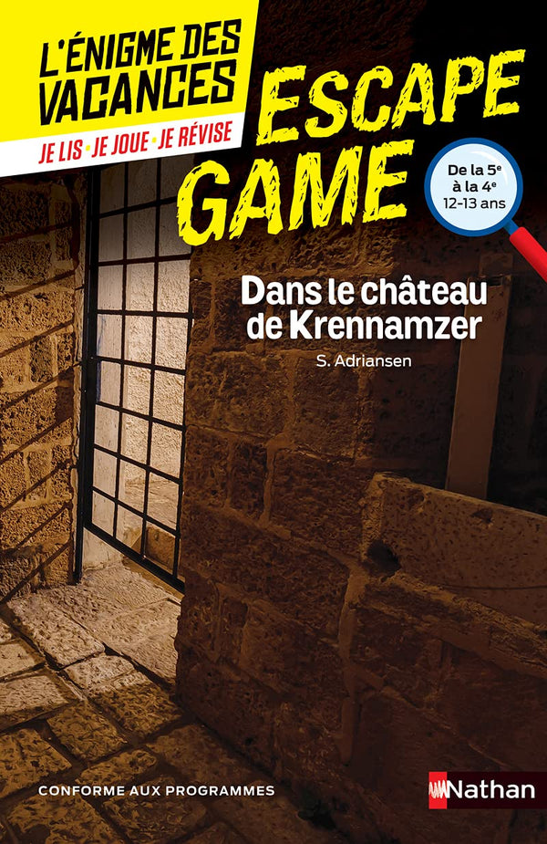 L'énigme des vacances- Escape Game -Dans le château de Krennamzer - 5e vers 4e - 12/13 ans (54)