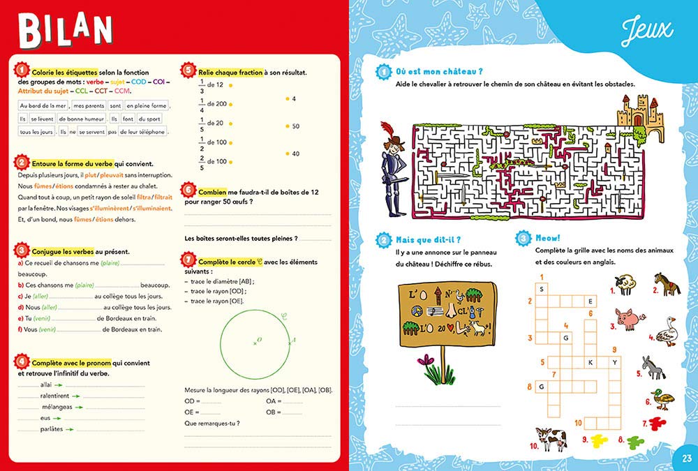 Cahier de vacances - Je progresse en vacances : du CM2 à la 6e (ed. 2020)