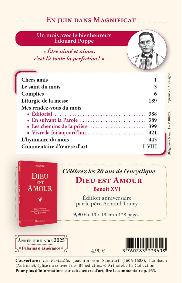 revue Magnificat petit format N° 391 - Juin 2025