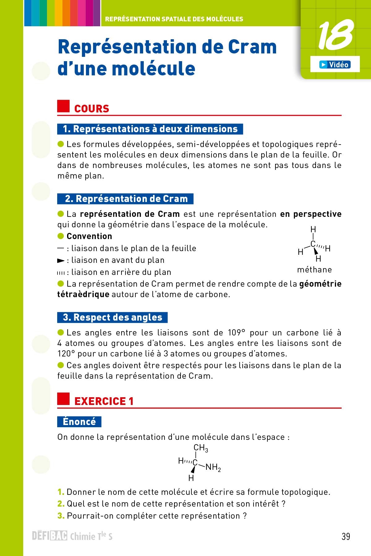 Chimie spécifique Tle S: Fiches de révision