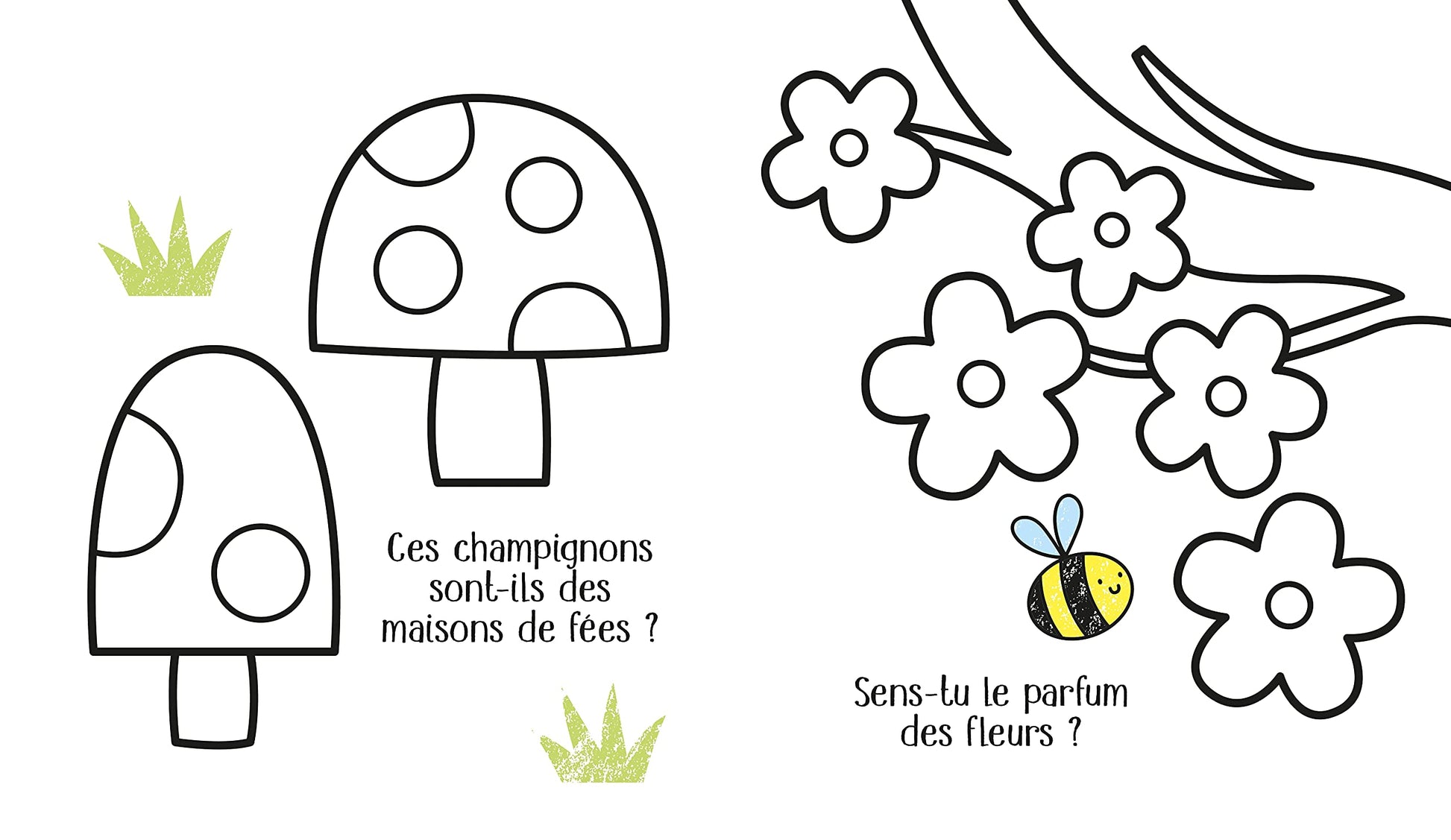 Le printemps - Mes petits coloriages Usborne