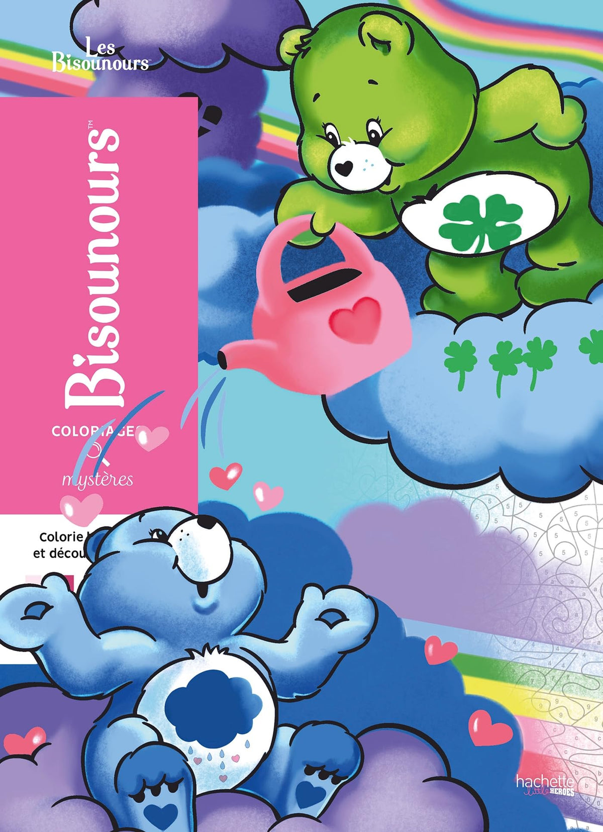Coloriages mystères - Bisounours: Colorie les chiffres et découvre l'image !