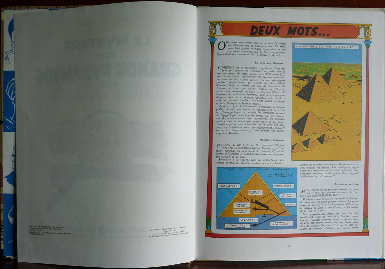 Blake et Mortimer, tome 4 : Le Mystère de la grande pyramide 1