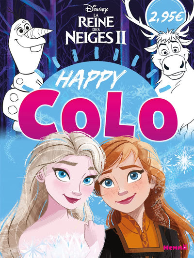 Disney La Reine des Neiges 2 – Happy Colo – Livre de coloriage – Dès 5 ans