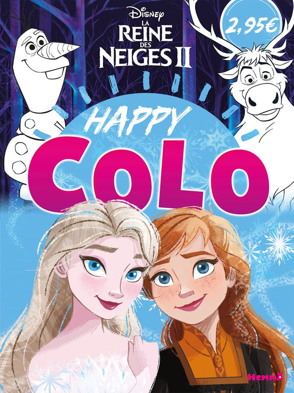 Disney La Reine des Neiges 2 – Happy Colo – Livre de coloriage – Dès 5 ans
