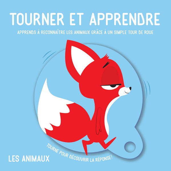 Les animaux: Apprends les animaux grâce à un simple tour de roue