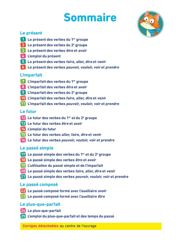 Conjugaison CM2 - Cahier Jour Soir: Conçu et recommandé par les enseignants