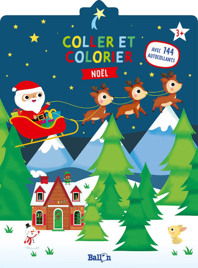 Coller et colorier : Noël