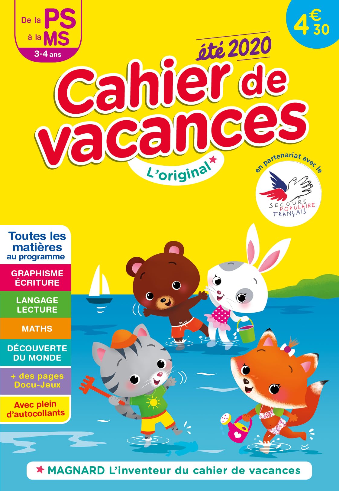 Cahier de vacances 2020, de la PS vers la MS 3-4 ans: Magnard, l’inventeur du cahier de vacances