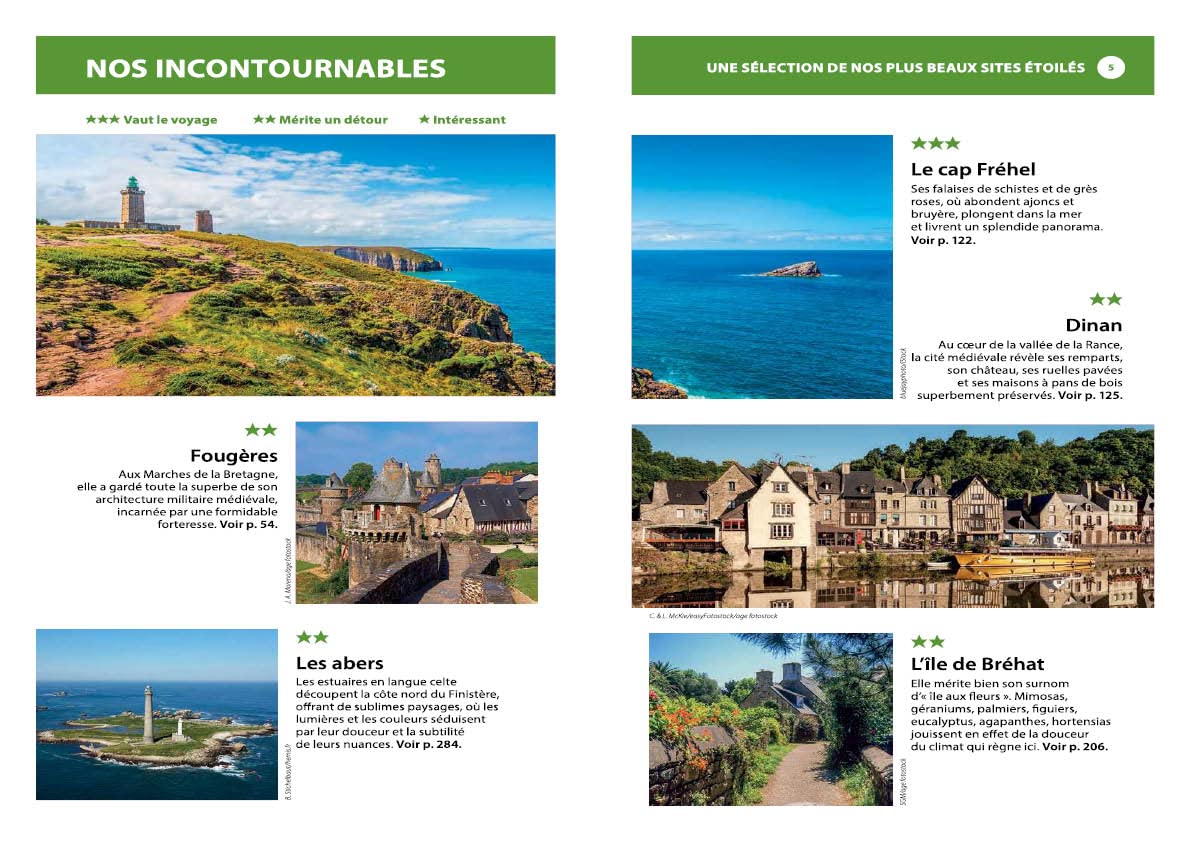 Guide Vert Bretagne Nord: De Rennes à la presqu'île de Crozon