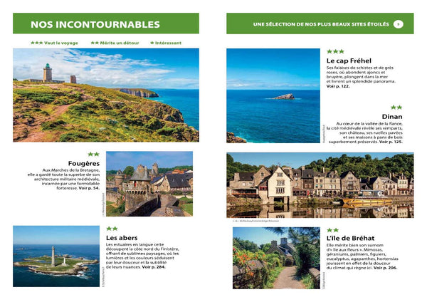 Guide Vert Bretagne Nord: De Rennes à la presqu'île de Crozon