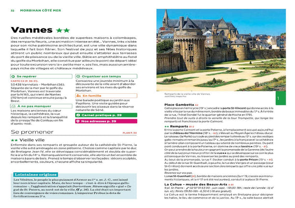 Guide Vert Bretagne Sud: Vannes Quimper Nantes