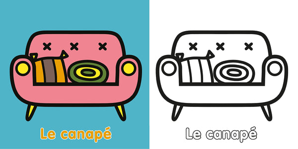 MAISON (COLL. MES PREMIERS COLORIAGES): COLORIE SANS DEPASSER !