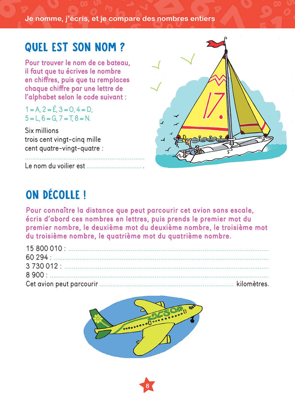 Mon année en jeux CM1-CM2: Français - Maths