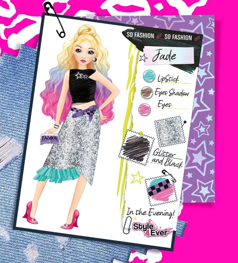 Canaltoys Fashion Designer Mini carnet de croquis