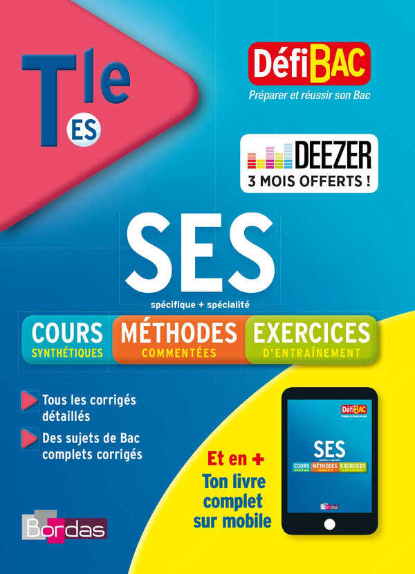 DéfiBac Cours/Méthodes/Exos SES Terminale ES