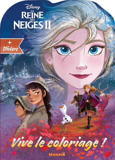 Disney La Reine des Neiges 2 - Vive le coloriage ! (visage Elsa)