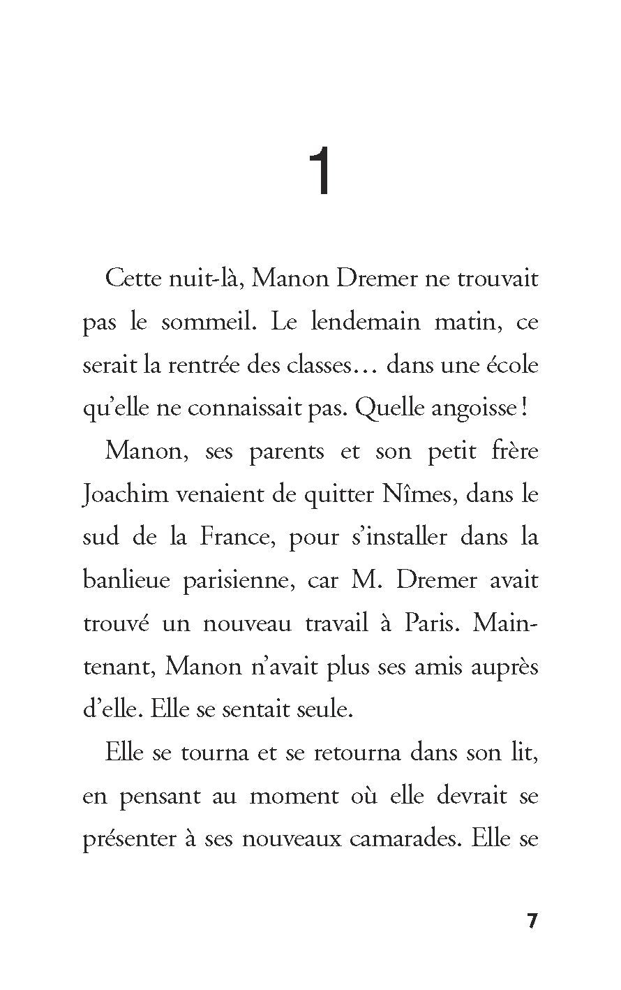 La rentrée de Manon