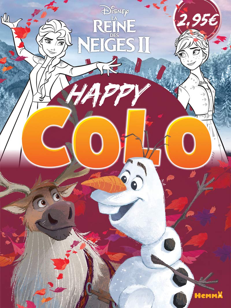 Disney La Reine des Neiges 2 - Happy colo (Sven et Olaf)