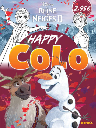 Disney La Reine des Neiges 2 - Happy colo (Sven et Olaf)