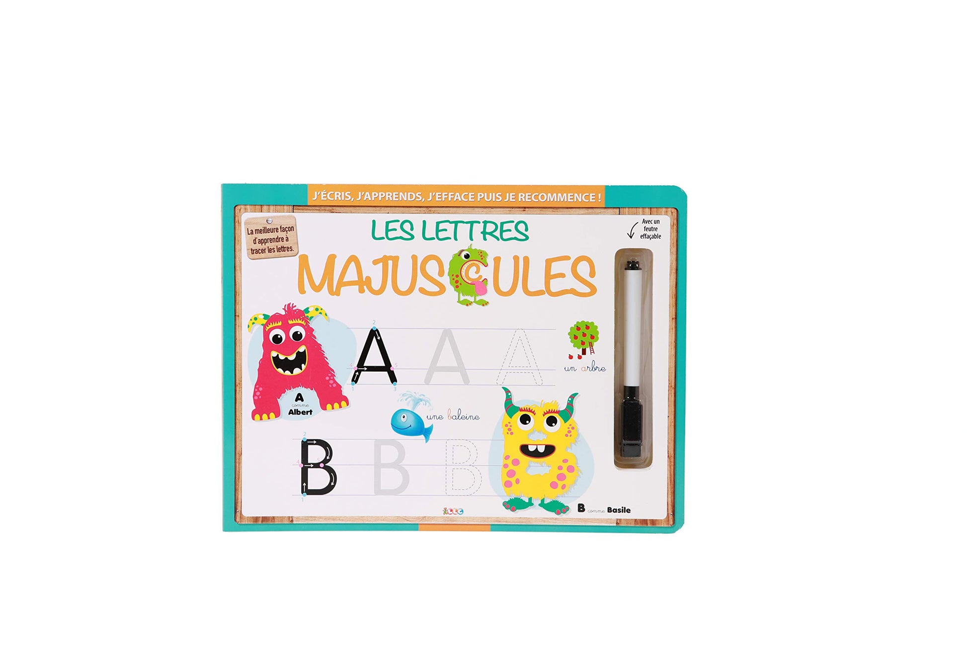 Les lettre majuscules (avec un feutre effaçable)
