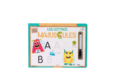 Les lettre majuscules (avec un feutre effaçable)