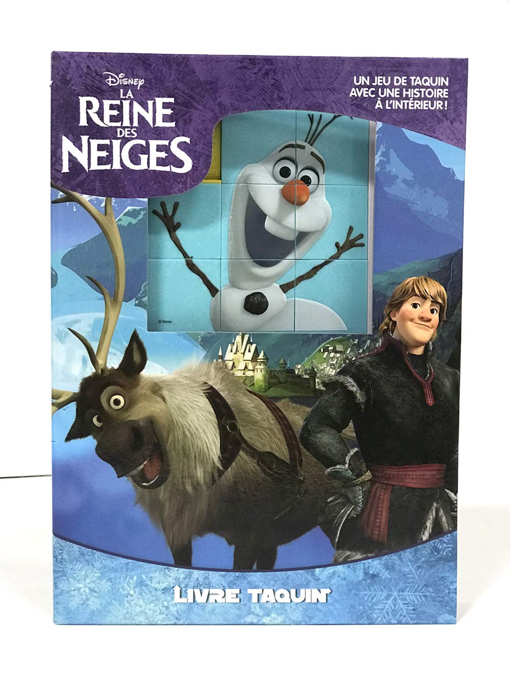 Phidal-La Reine des Neiges : Olaf Attend Le Printemps Livre Taquin, 1