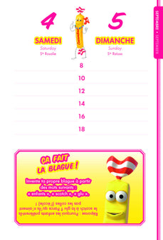 Agenda Scolaire Carambar 2021 - 2022