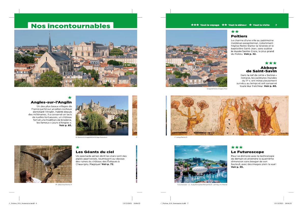 Guide Vert Poitou, Marais poitevin, Futuroscope