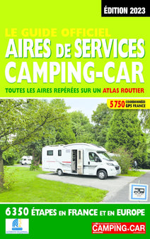 Guide officiel Aires de services camping-car 2023