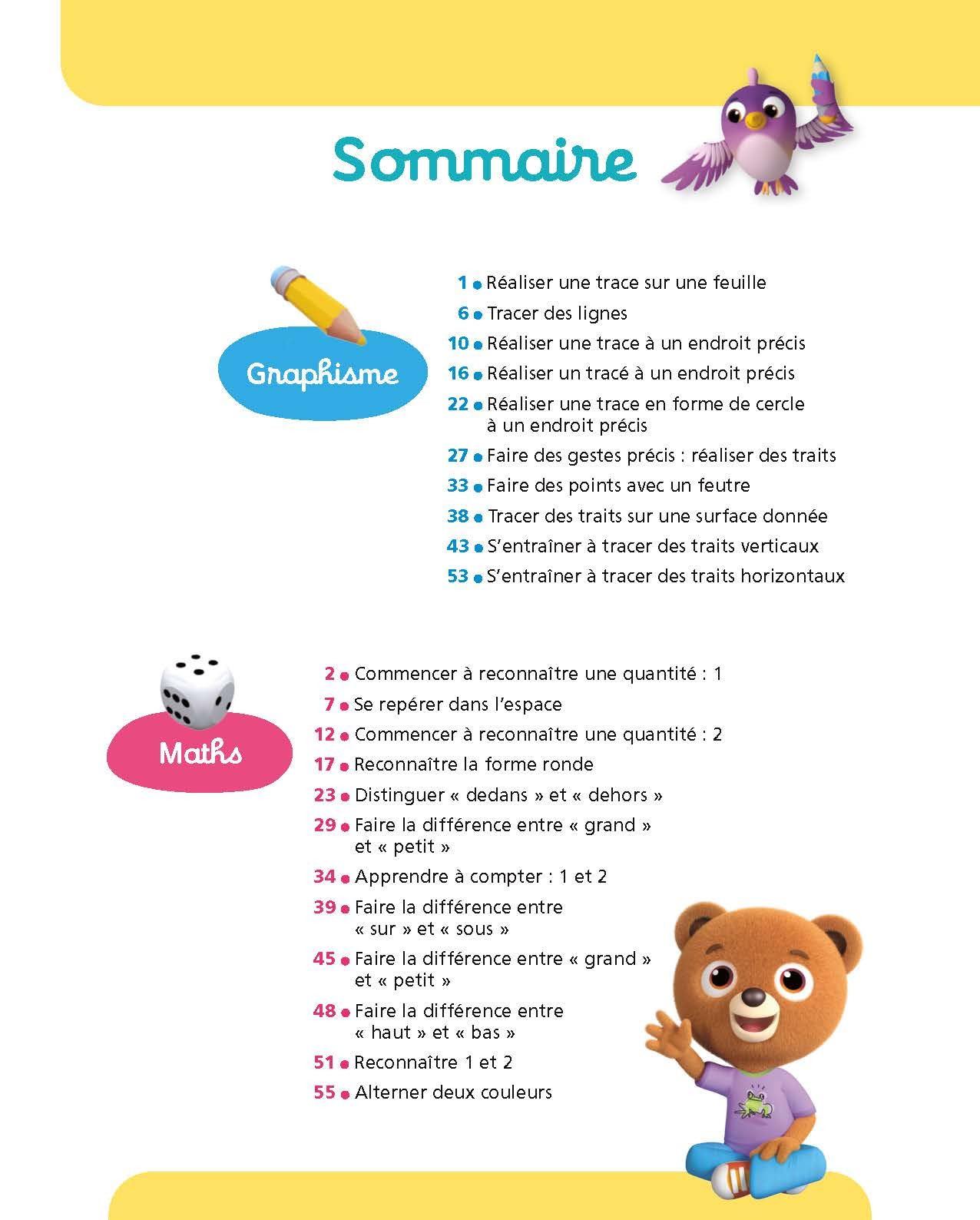 Tout le programme Toute petite section 2-3 ans - A la maternelle: Premiers apprentissages en douceur