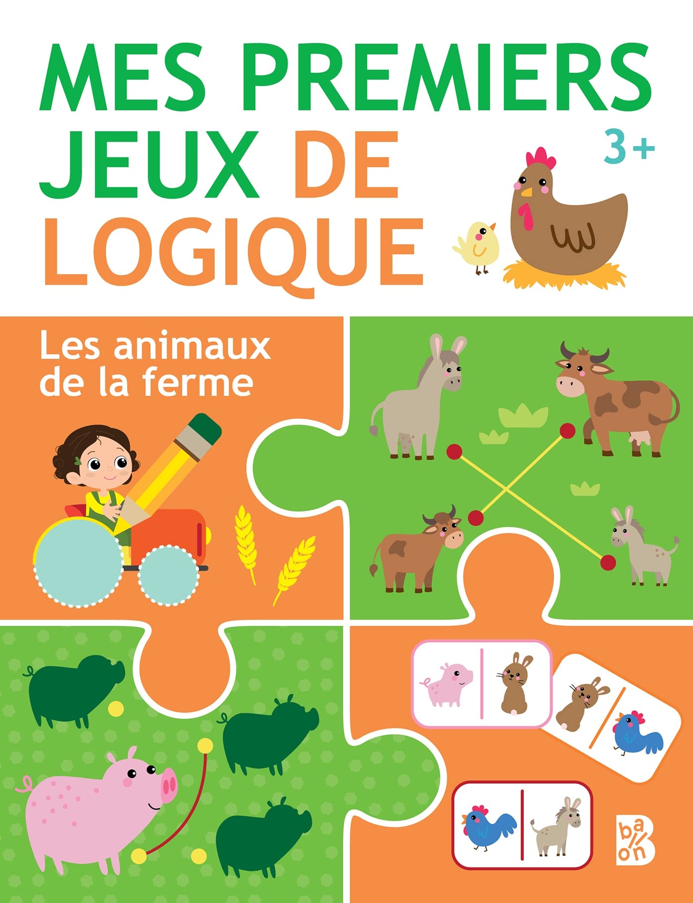 Enigmes et jeux de logique - Animaux de la ferme