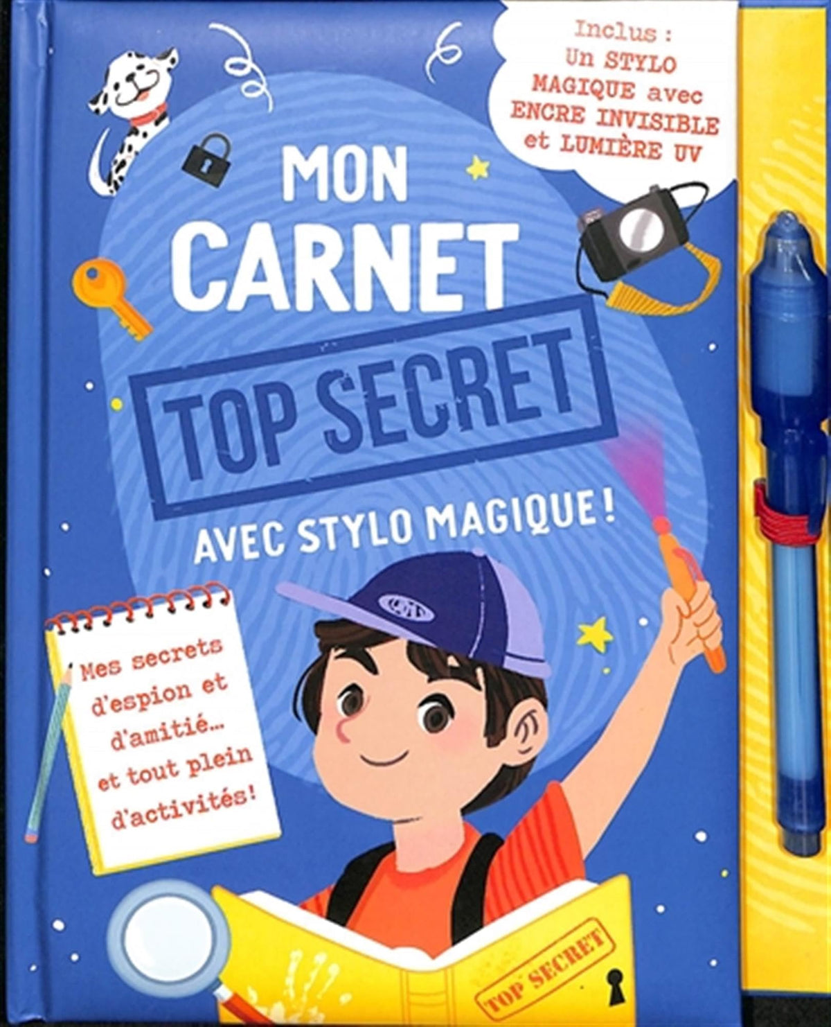 Mon carnet top secret avec stylo magique - Nouvelle édition