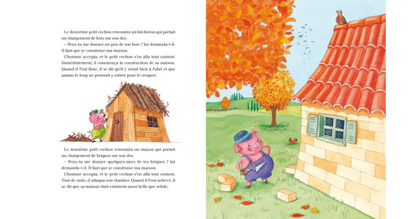 Minicontes classiques : Les trois petits cochons