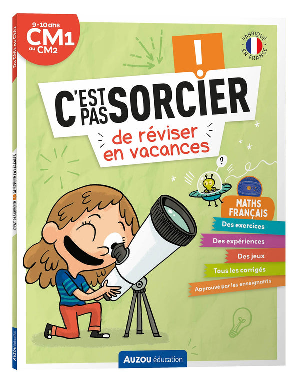 C'EST PAS SORCIER DE RÉVISER EN VACANCES - DU CM1 AU CM2 - CAHIER DE VACANCES 2024