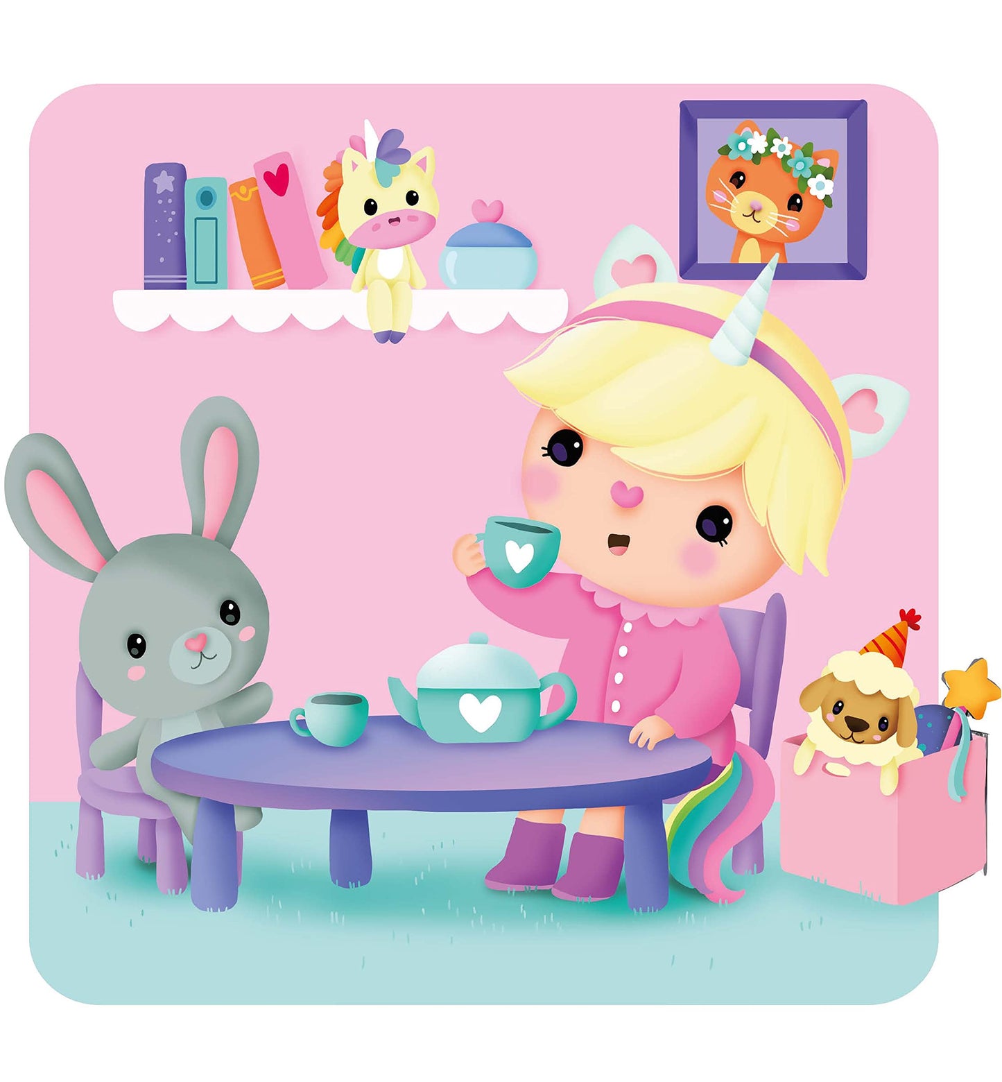 Petite licorne et son doudou