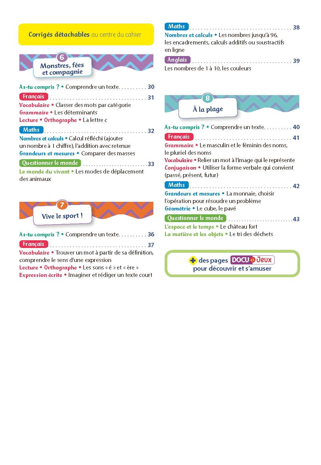 Cahier de vacances 2024, du CP vers le CE1 6-7 ans: Magnard, l’inventeur du cahier de vacances