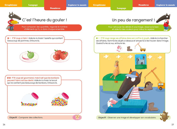 P'TIT LOUP - MON PREMIER CAHIER DE VACANCES