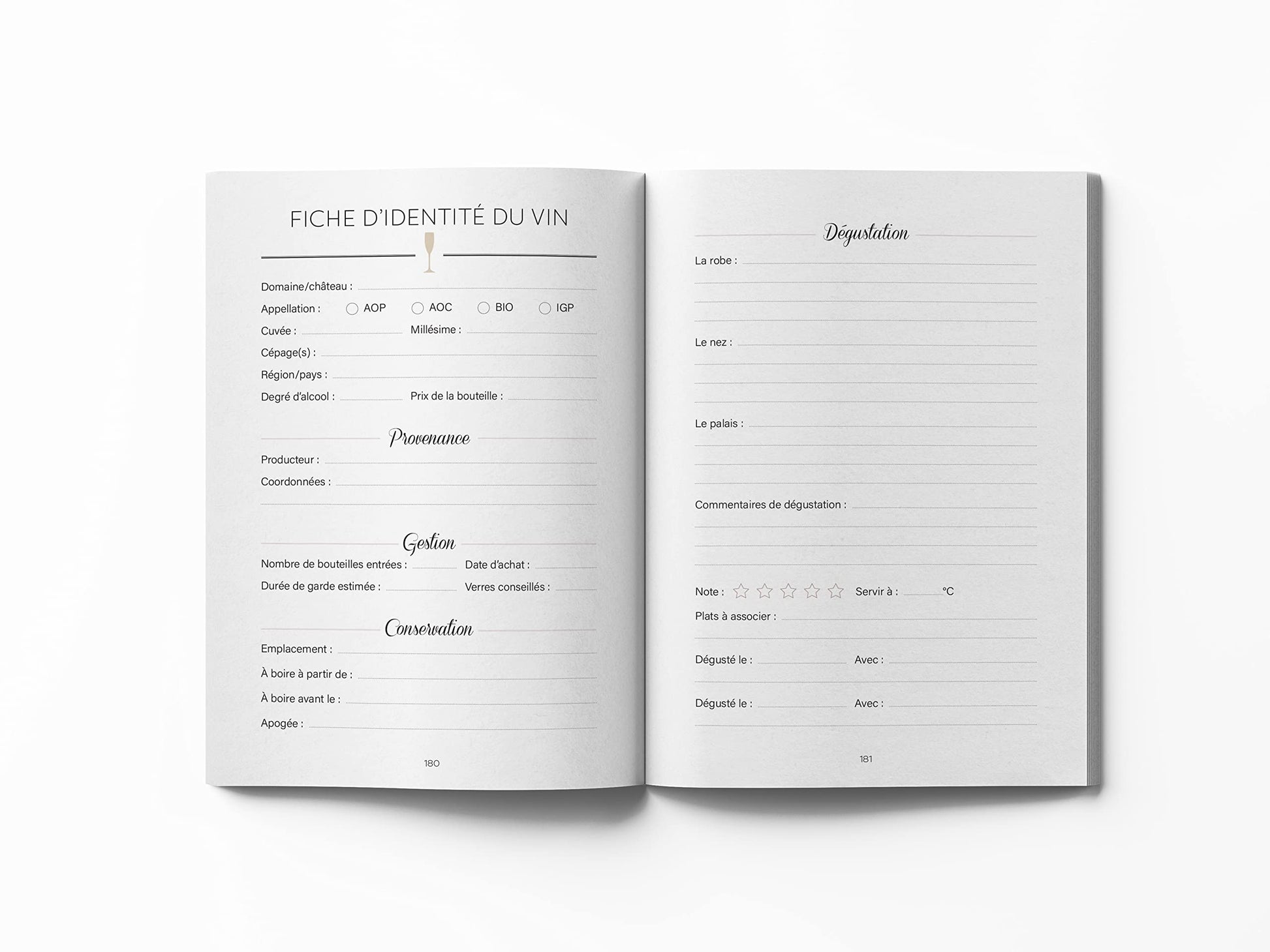 Carnet de cave