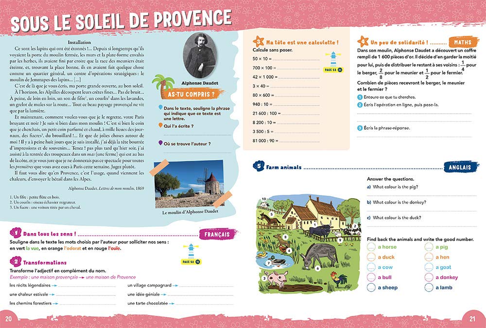 Cahier de vacances 2021 - Je progresse en vacances du CM2 à la 6e