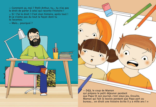 Le sac à dos rose - Edition en gros caractères