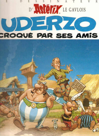 Uderzo croqué par ses amis