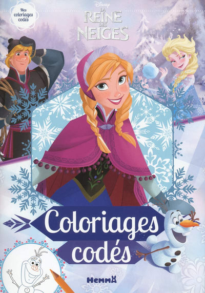 Disney La Reine des Neiges - Coloriages codés