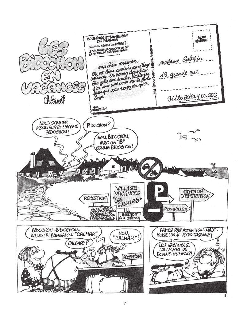 Les Bidochon, Tome 2 : Les Bidochon en vacances - 22.5 x 17 cm