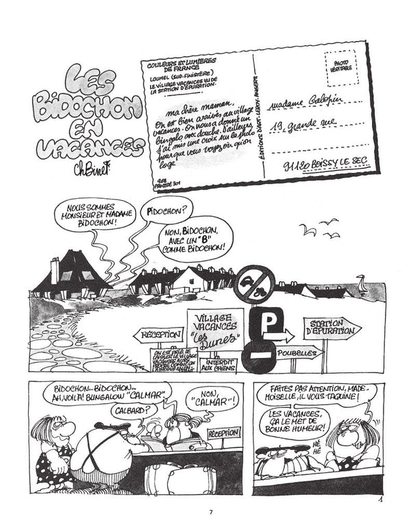 Les Bidochon, Tome 2 : Les Bidochon en vacances - 22.5 x 17 cm