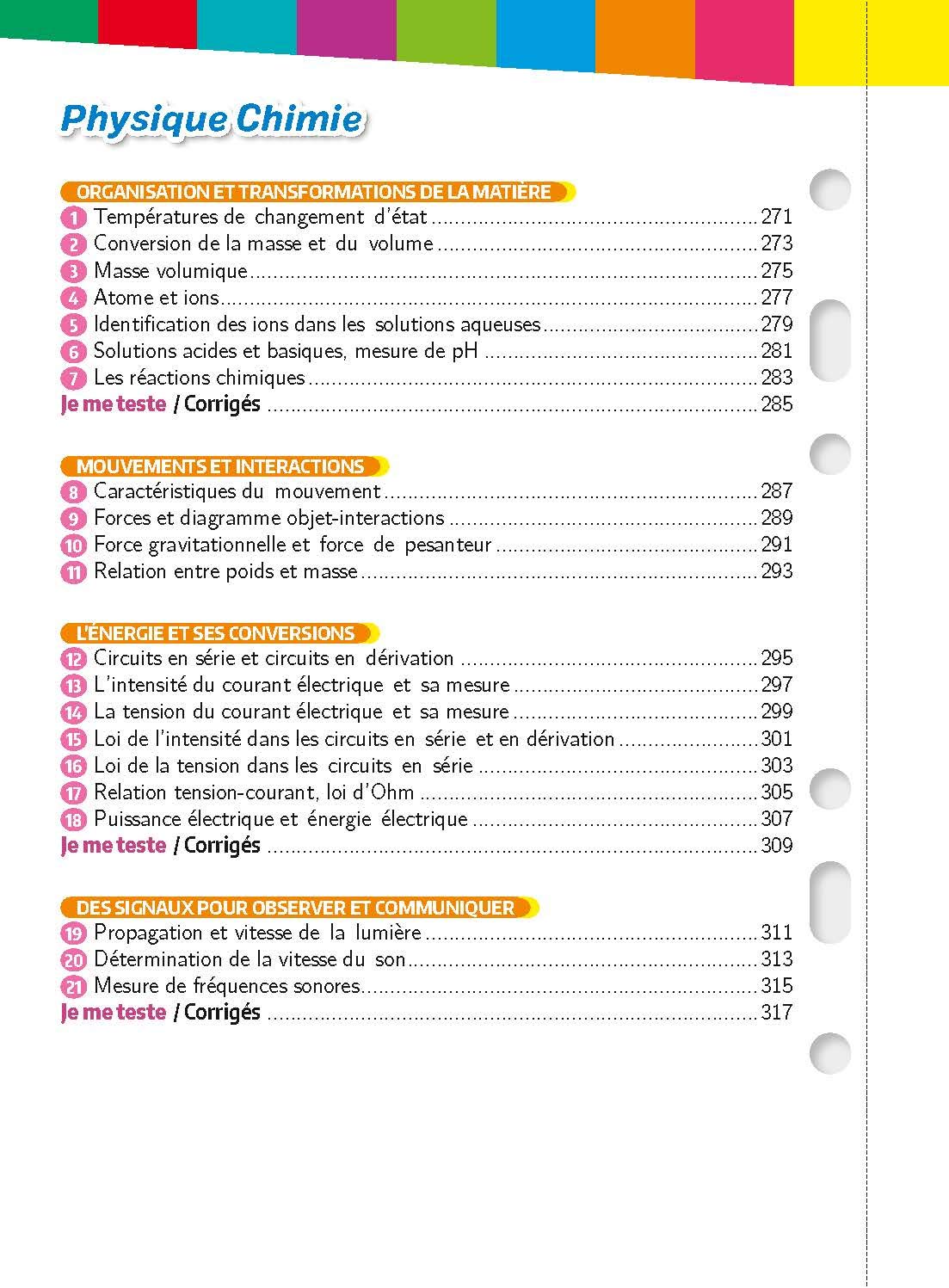 Mon Année Brevet Les 200 fiches Brevet 3e