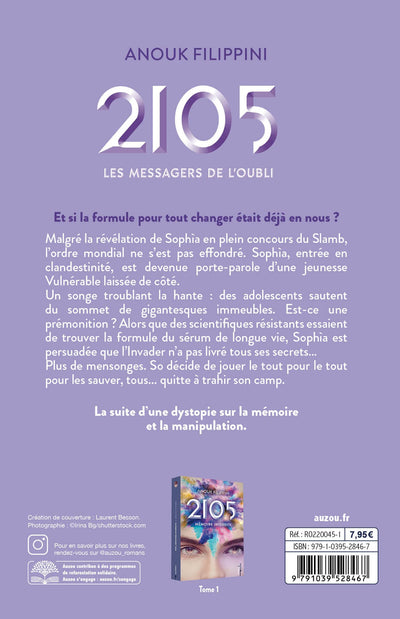 2105 - Tome 02 LES MESSAGERS DE L'OUBLI NED
