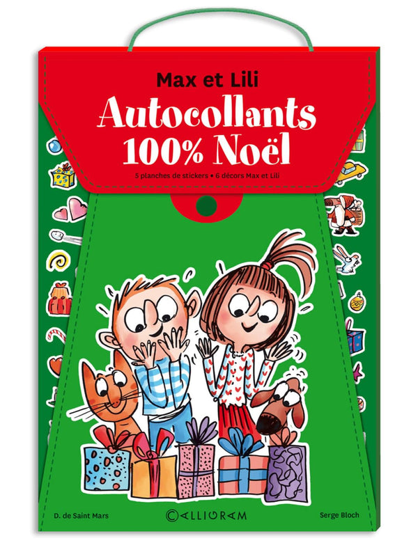 Pochette de stickers Noël - Max et Lili